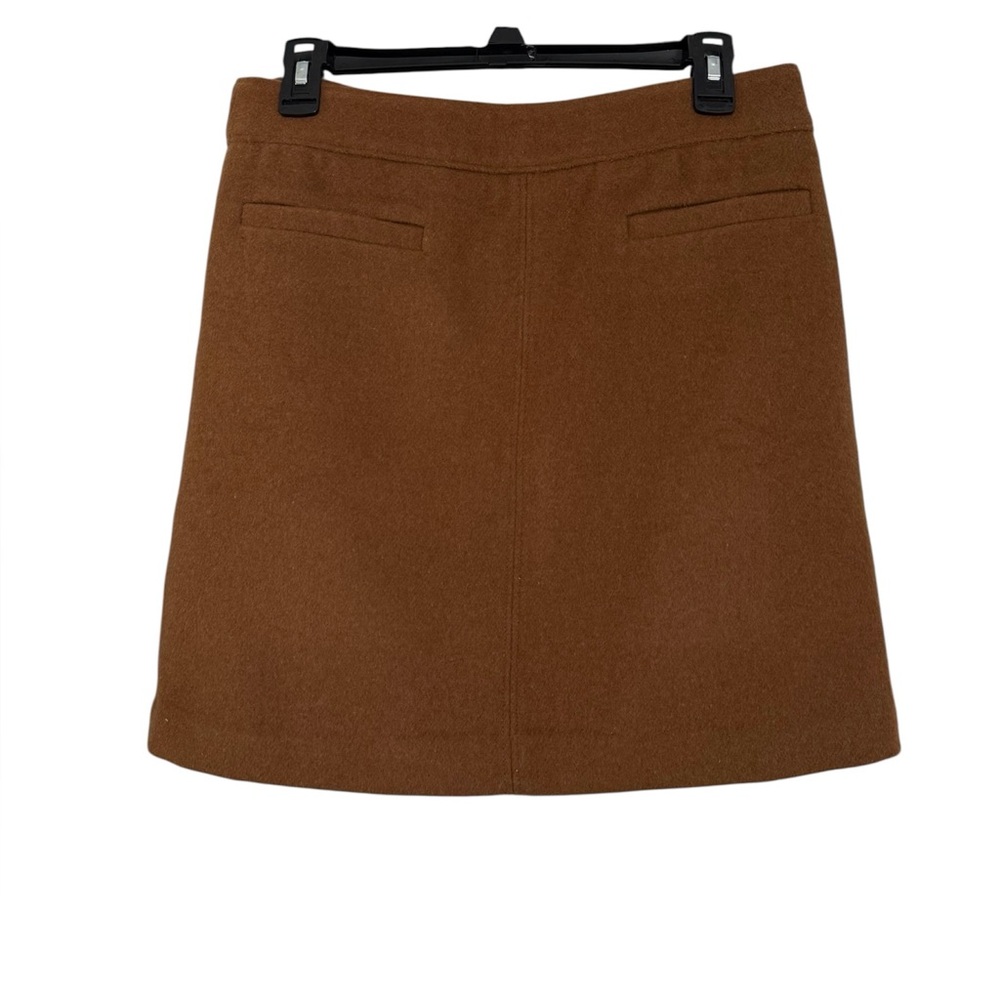 Ann Taylor LOFT Wool Blend Carmel Brown Skirt (Size 6)